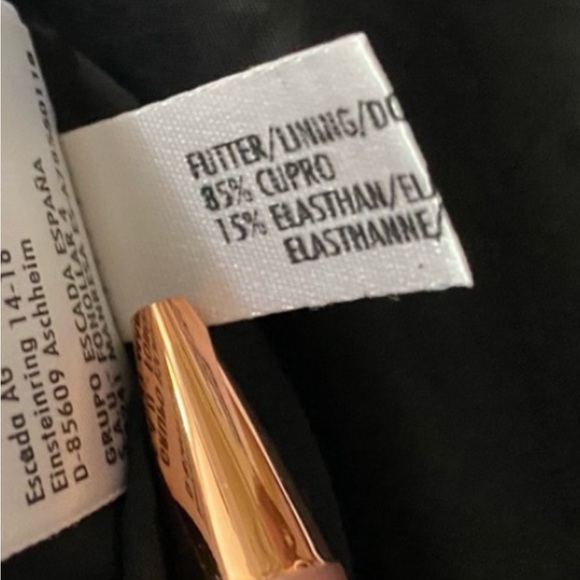 ESCADA Escada Skirt Black Pencil Cotton Skirt NWOT size Large size 44 - Picture 15 of 15